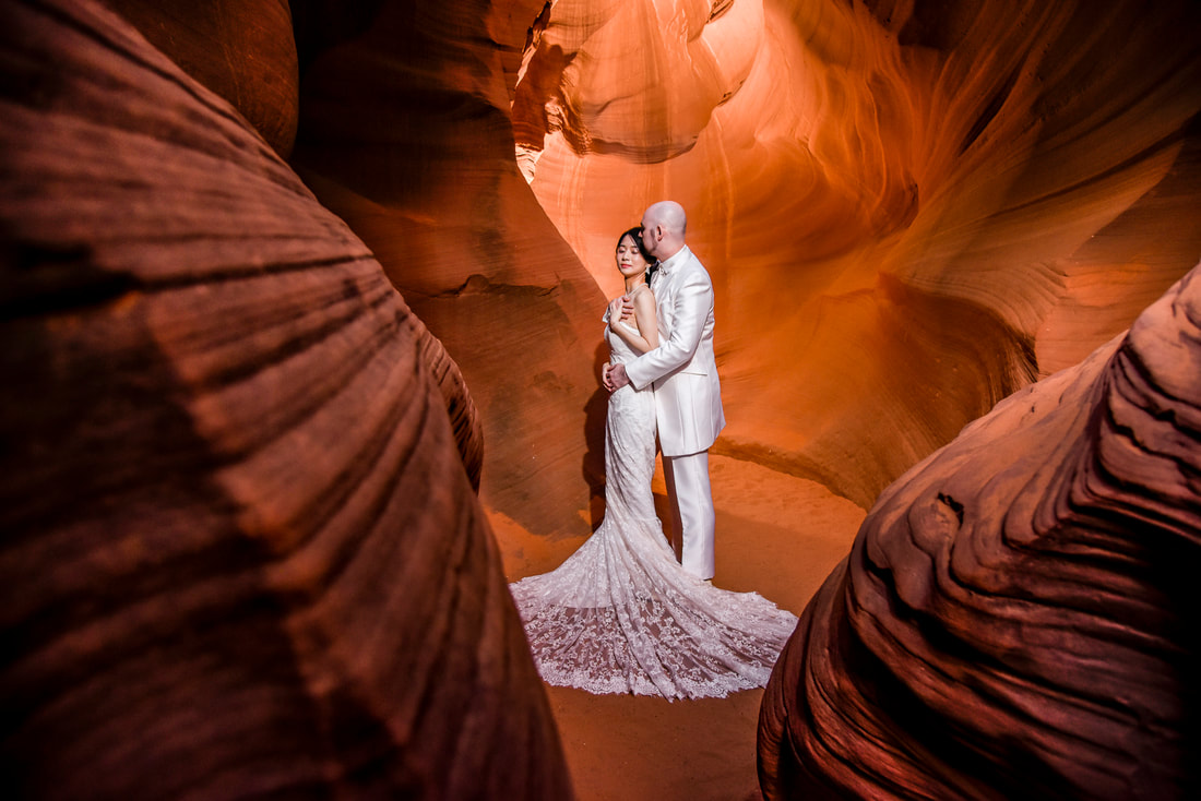 horseshoe bend slot canyon tour wedding private luxury destination elopement photographer arizona